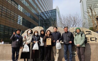 [사회환경지원] 교보생명과 함께하는 ESG 활동, 3월의 ‘숲이랑 플로깅’